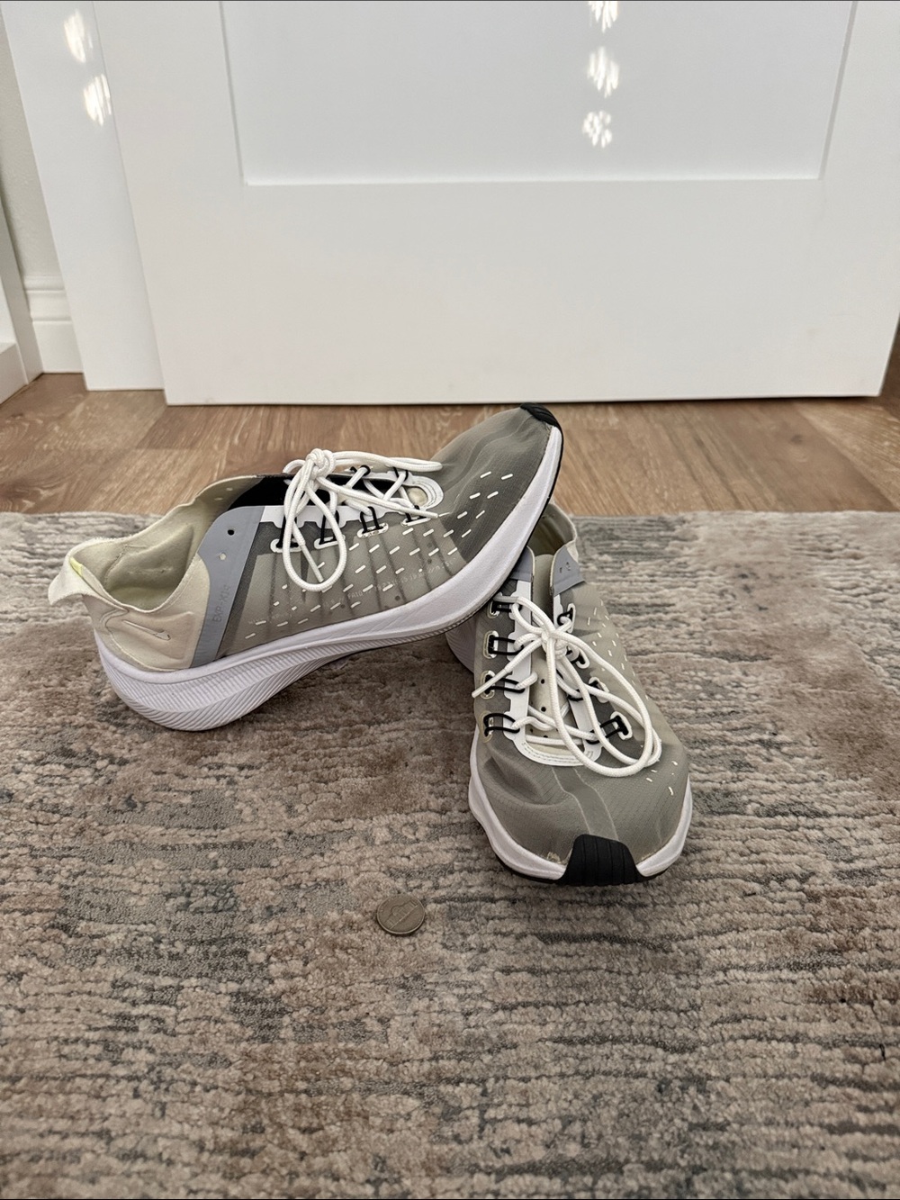 Light Gray Men’s EXP-X14 Athletic Sneakers - Neutral Performance Style